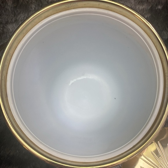 Vintage 1950s Gold Ice Bucket Starburst - Picture 7 of 16